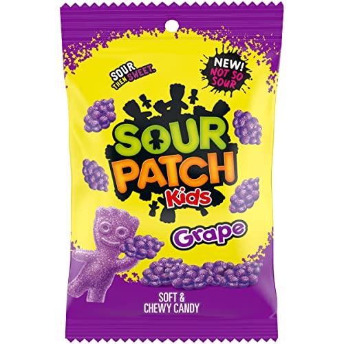 SOUR PATCH KIDS Grape Soft and Chewy Candy  8.02 Oz