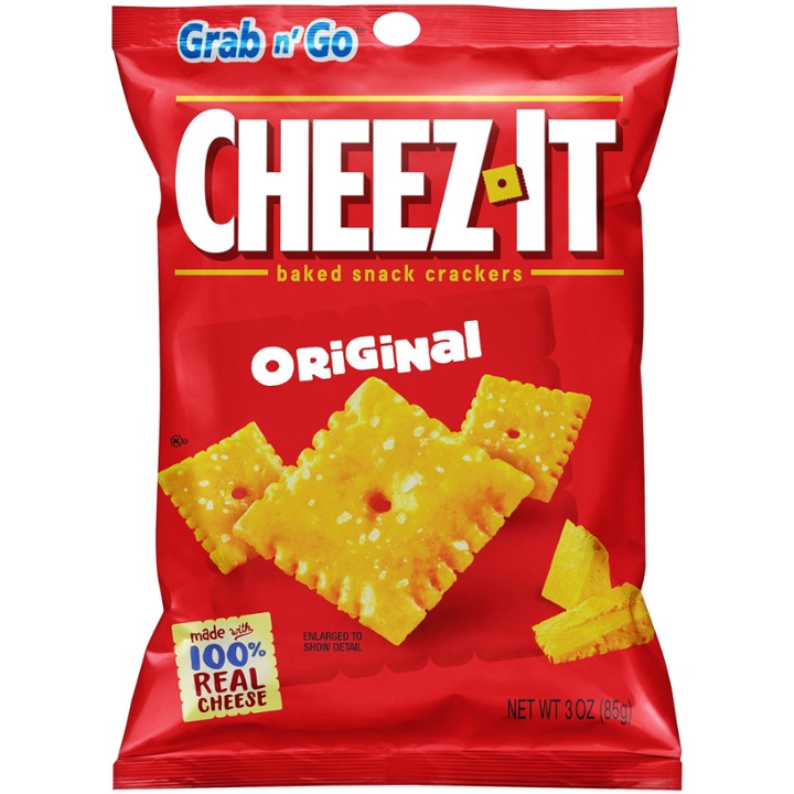 Cheez-It Cheese Crackers  Original  3 Oz  Bag