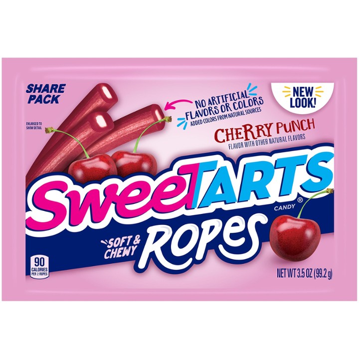 Wholesale Sweetarts Chewy Ropes Share Pk