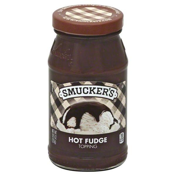 (3 Pack) Smucker Hot Fudge Spoonable Ice Cream Topping, 11.75oz