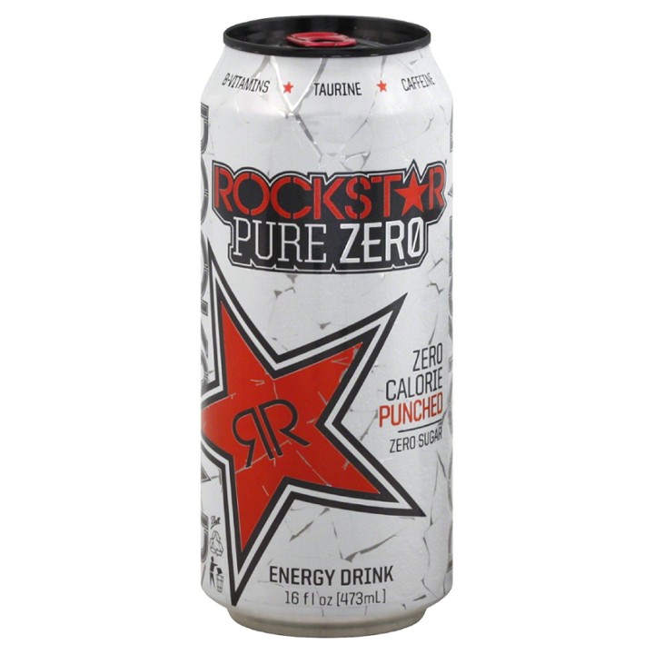Rockstar Energy Drink, Zero Calorie, Punched - 16 Fl Oz
