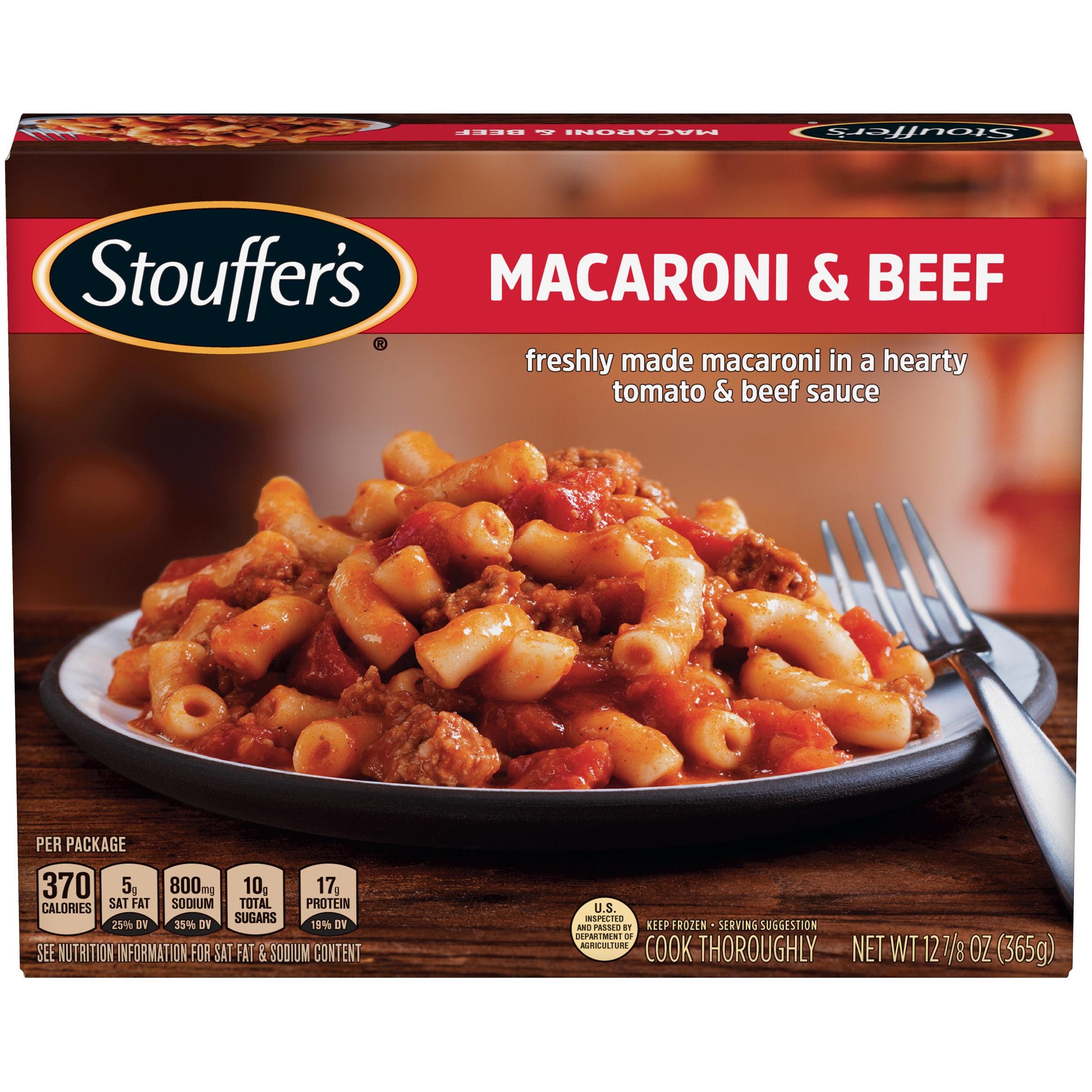 Macaroni & Beef Freshly Made Macaroni in a Hearty Tomato & Beef Sauce
