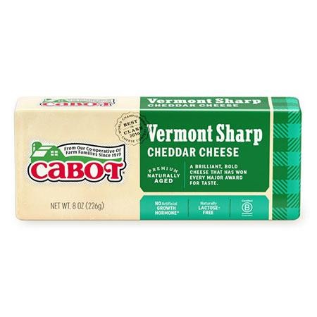Cabot Vermont Sharp Cheddar Cheese, 8 Oz