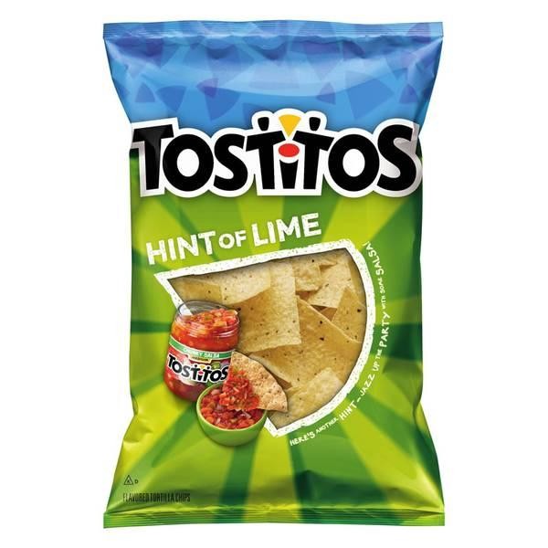 Tostitos Hint of Lime Tortilla Chips Hint of Lime - 11.0 Oz