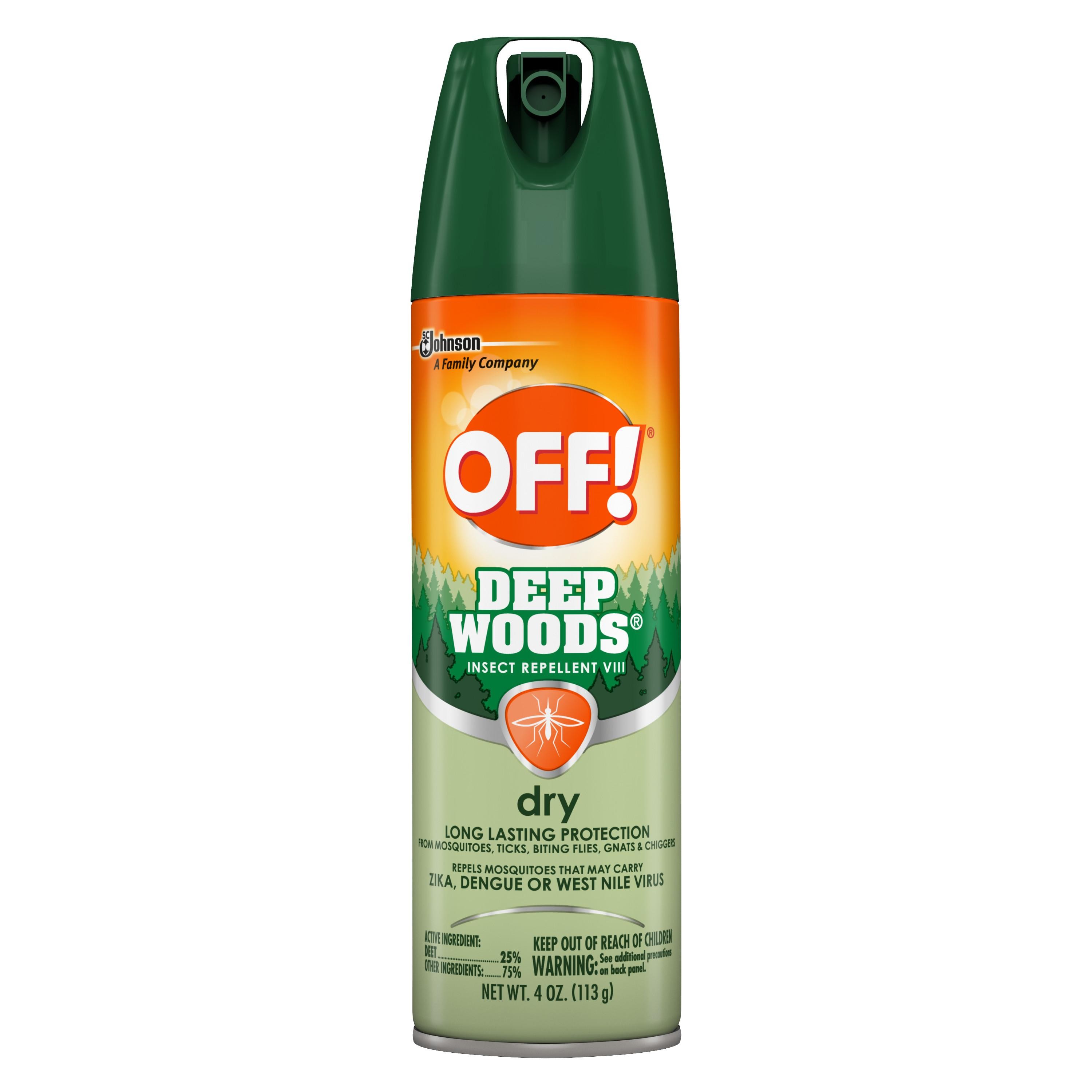 OFF! Deep Woods Insect Repellent Liquid for Flies 4 Oz