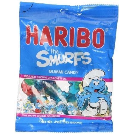Haribo the Smurfs Gummi Candies  4 Oz.