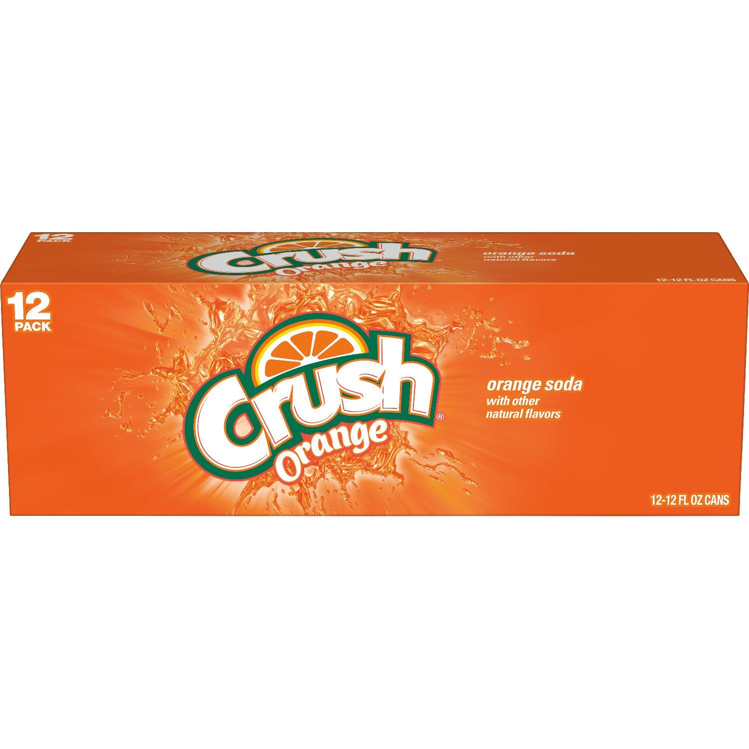 Crush Orange Soda  12 Fl Oz Cans  12 Pack