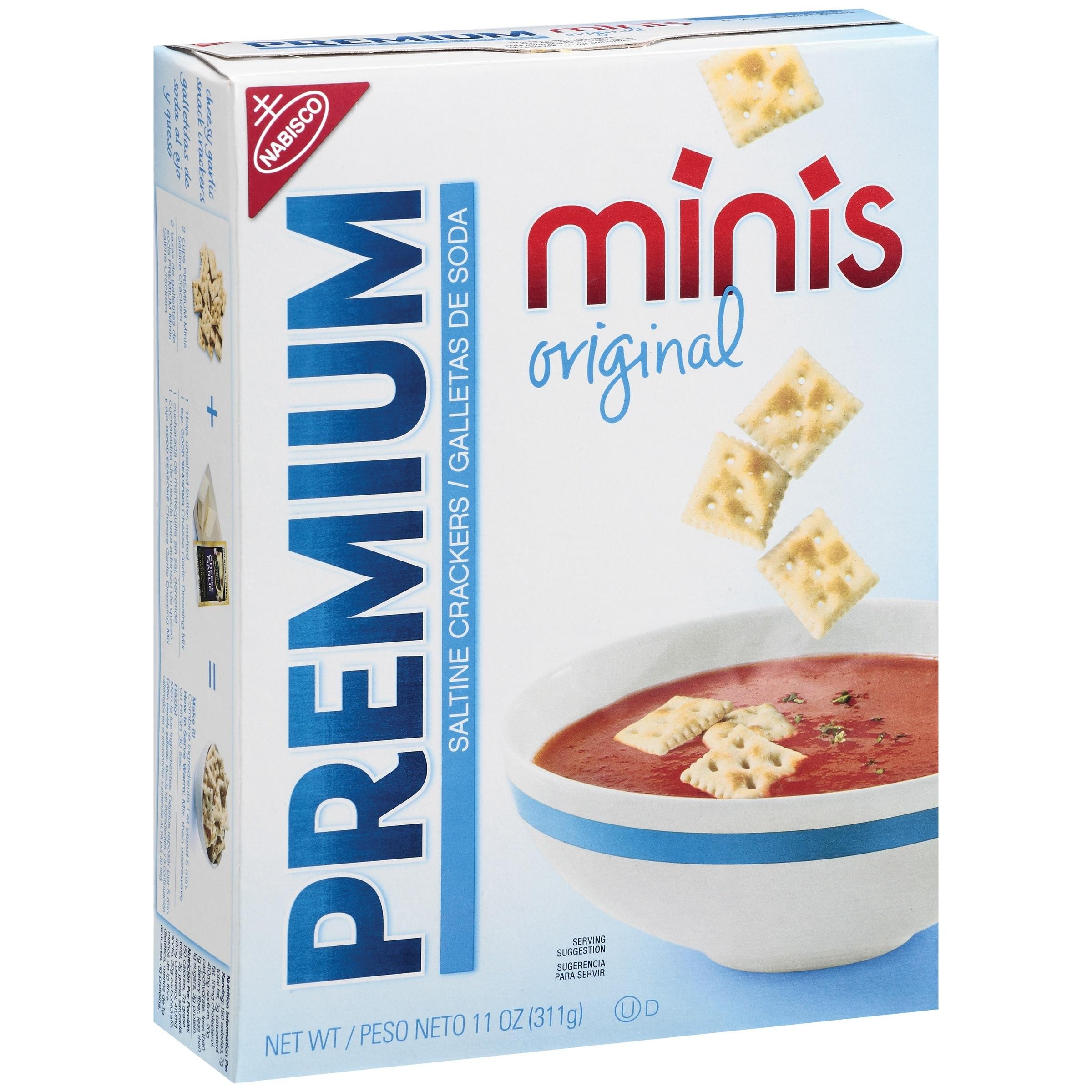 Nabisco Premium Original Mini Saltine Crackers, 11 Oz