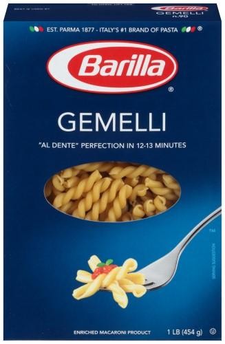 BarillaÂ® Classic Blue Box Pasta Gemelli 16 Oz