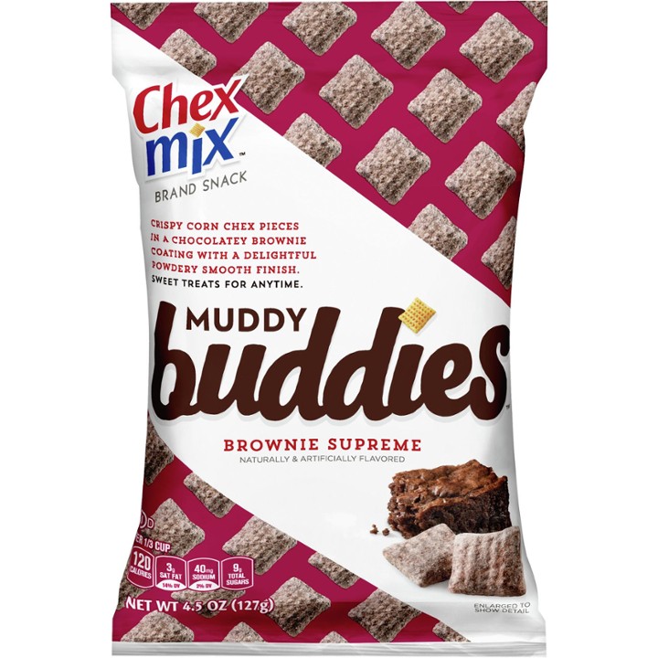 Chex Mix Muddy Buddies  Brownie Supreme  Snack Bag  4.5 Oz