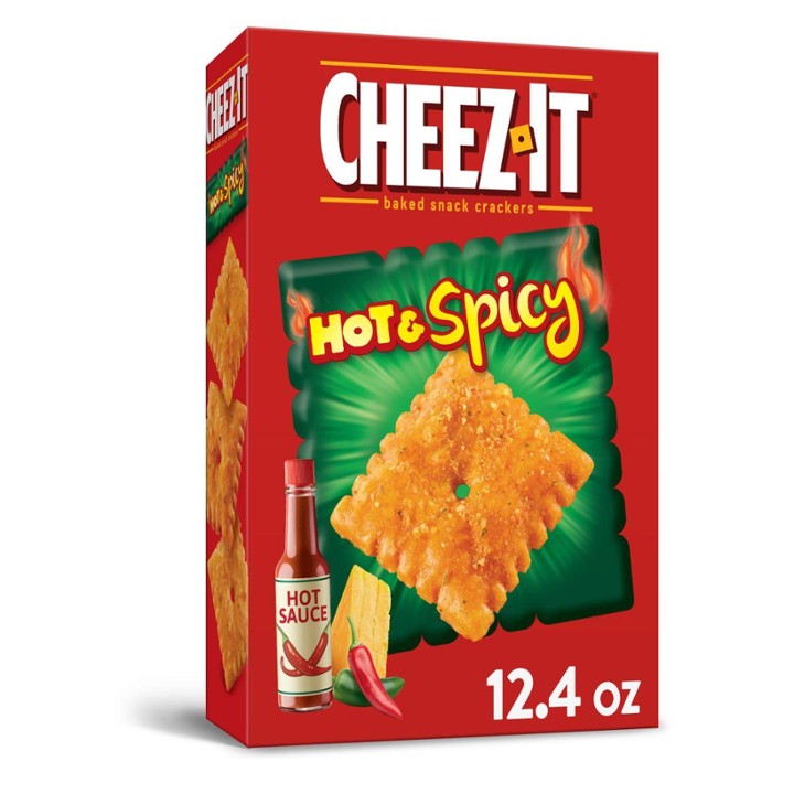 Cheez-It Hot and Spicy Cheese Crackers  12.4 Oz
