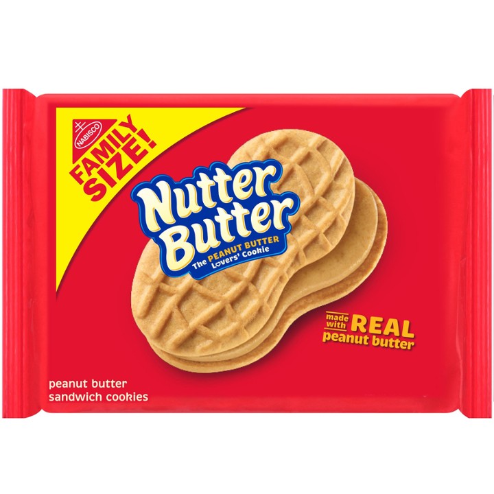 Nutter Butter Sandwich Cookies Peanut Butter - 16.0 Oz