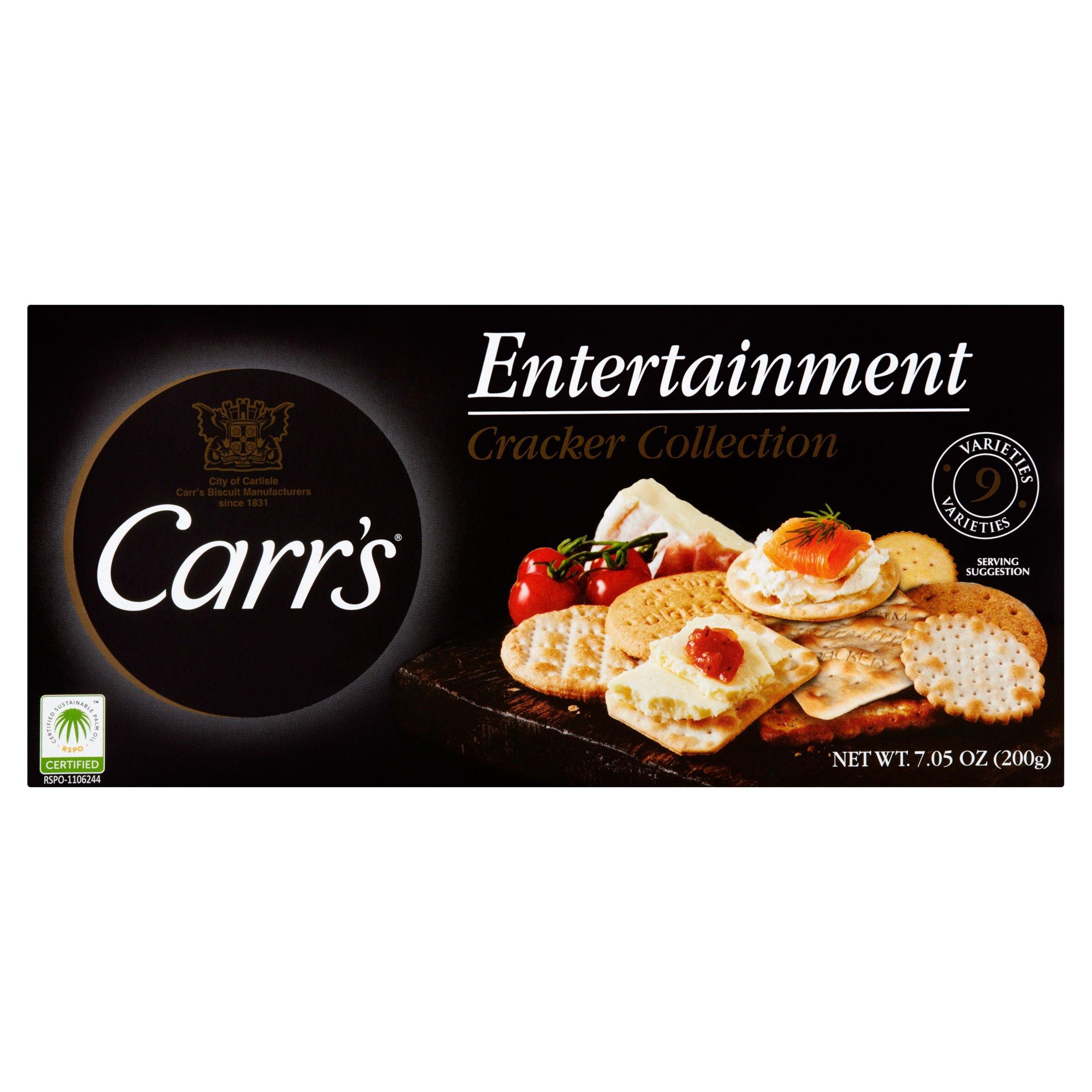 Carr&apos;s Assorted Biscuits F Original Cheese Nine Varieties 7.05-Ounce Boxes (Pack of 12)