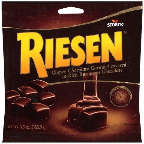 Riesen Chocolate Covered Chewy Caramel Candy, 5.5 Oz
