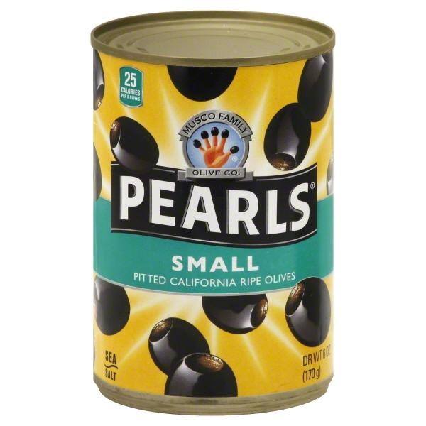 Pearls Pitted California Ripe Olives Small