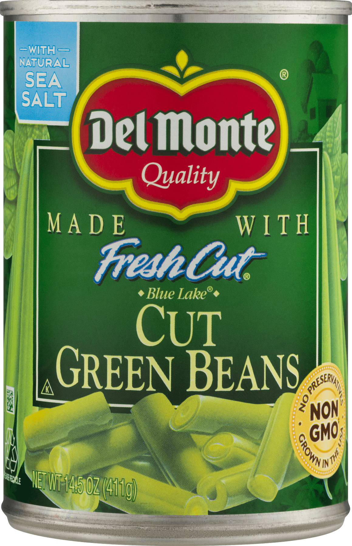 Del Monte Fresh Cut Blue Lake Green Beans, 14.5 Oz