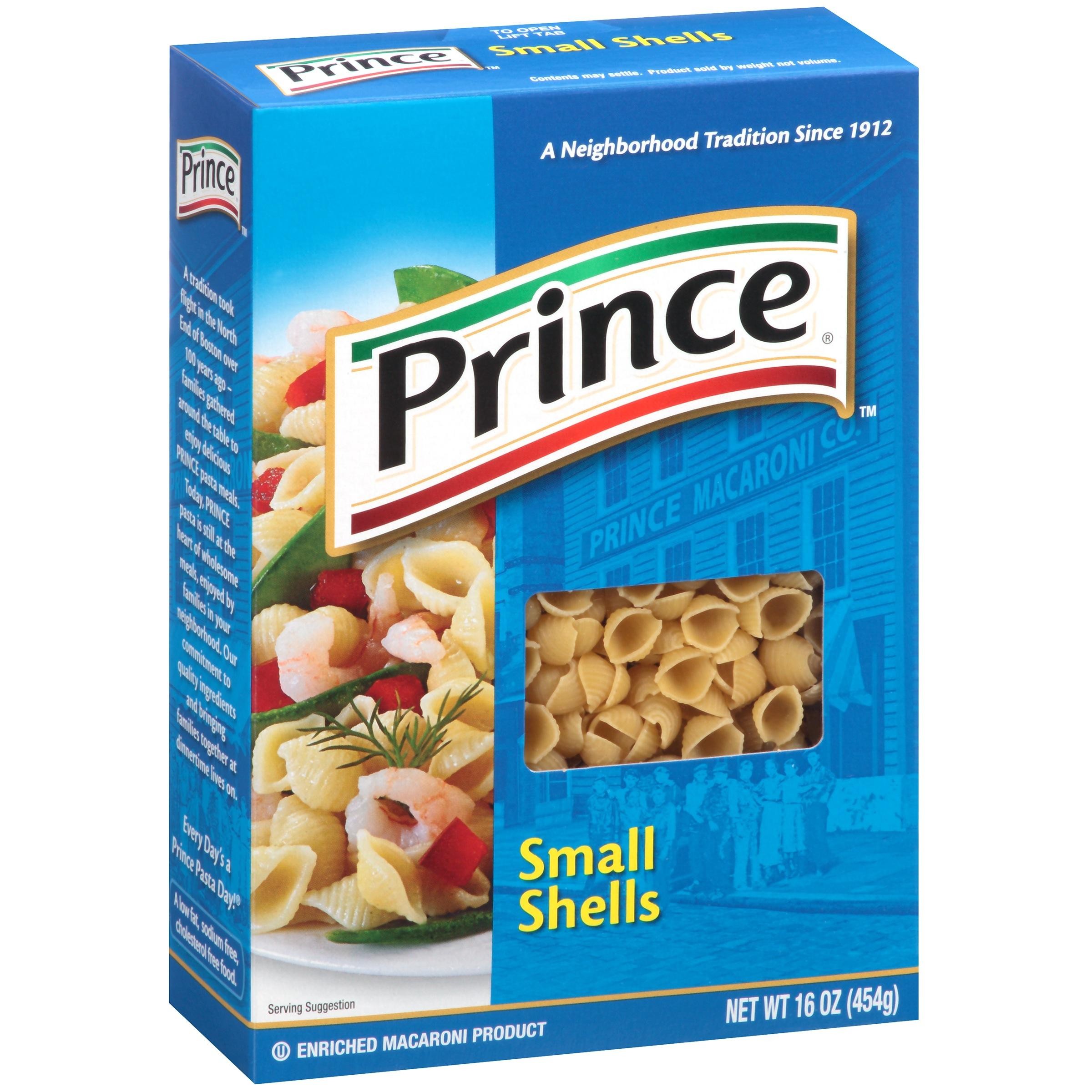 Prince, Enriched Macaroni Product, Small Shells