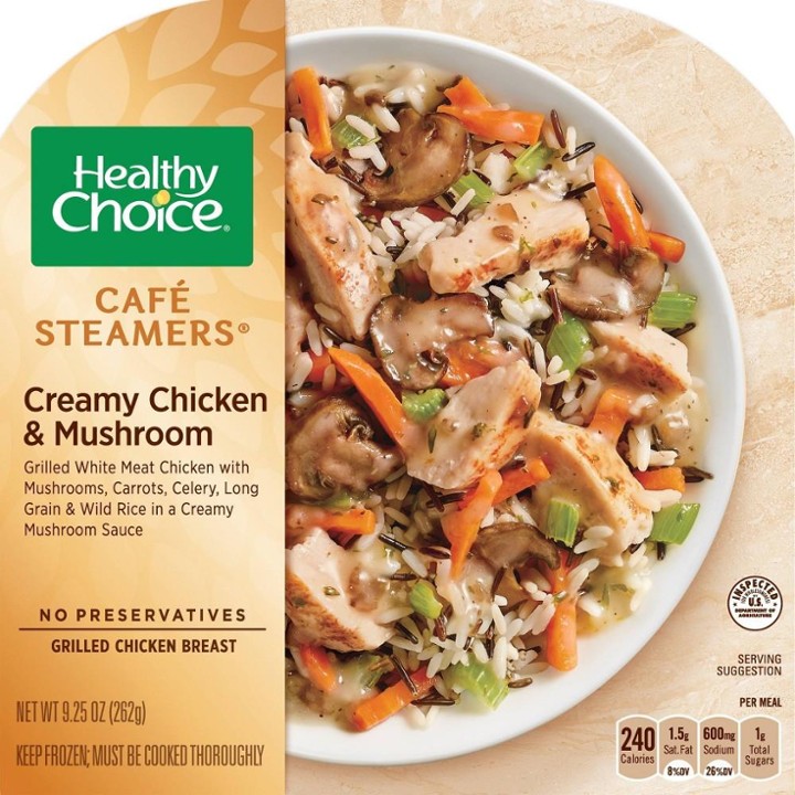Healthy Choice Frozen Café Steamers Creamy Chicken & Mushroom - 9.25oz