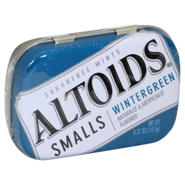 Altoids Smalls Sugarfree Mints, Wintergreen - 0.37 Oz