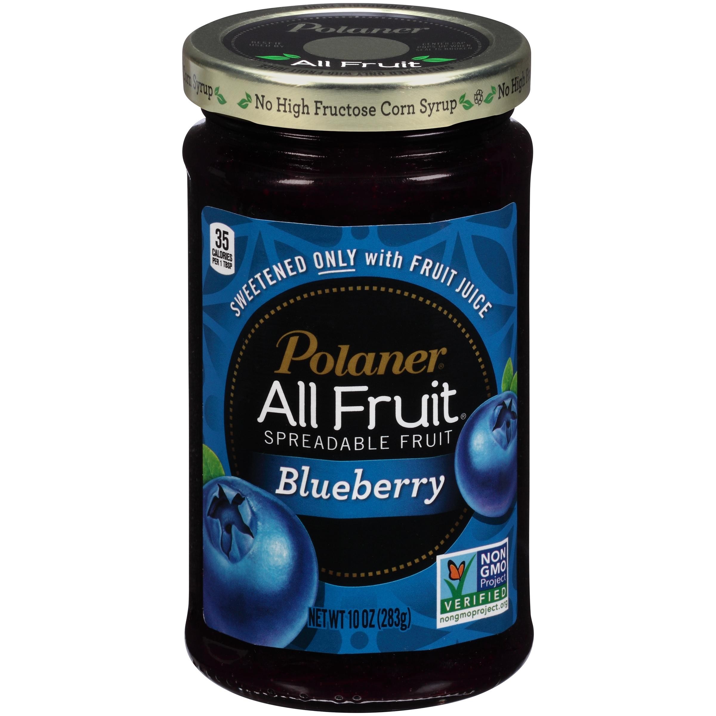 Polaner, All Fruit, Spreadable Fruit, Blueberry
