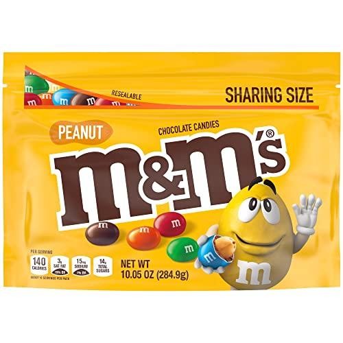 M&M'S Peanut Milk Chocolate, Sharing Size, 10.05 Oz - 10.501 Oz