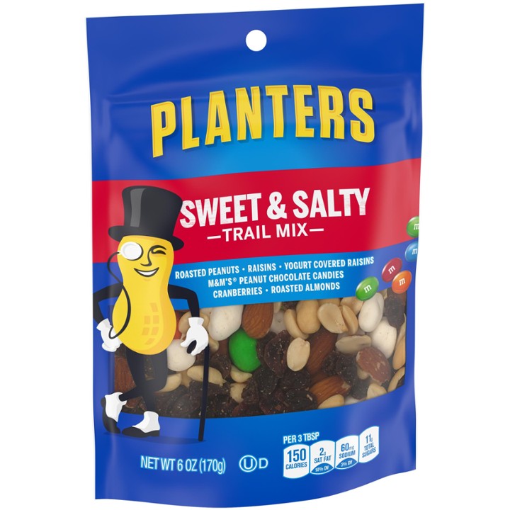 Planters Trail Mix Sweet & Nutty - 6.0 Oz
