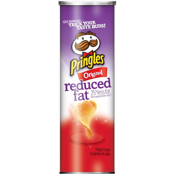 (5 Pack) Pringles Original Reduced Fat Potato Crisps Chips, 4.9 Oz