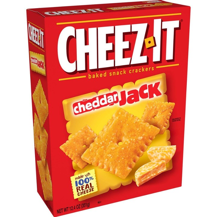Cheez-It Cheese Crackers  Cheddar Jack  12.4 Oz  Box