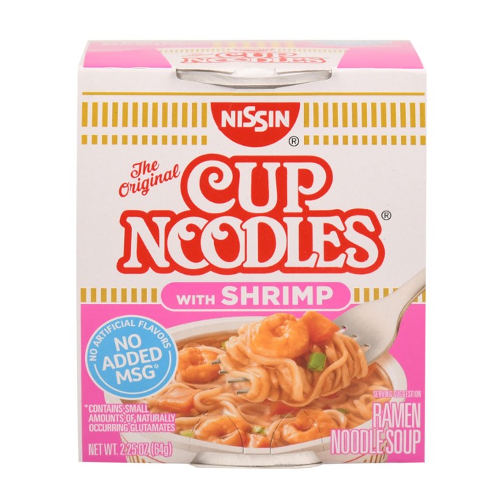 Nissin Cup Noodles with Shrimp