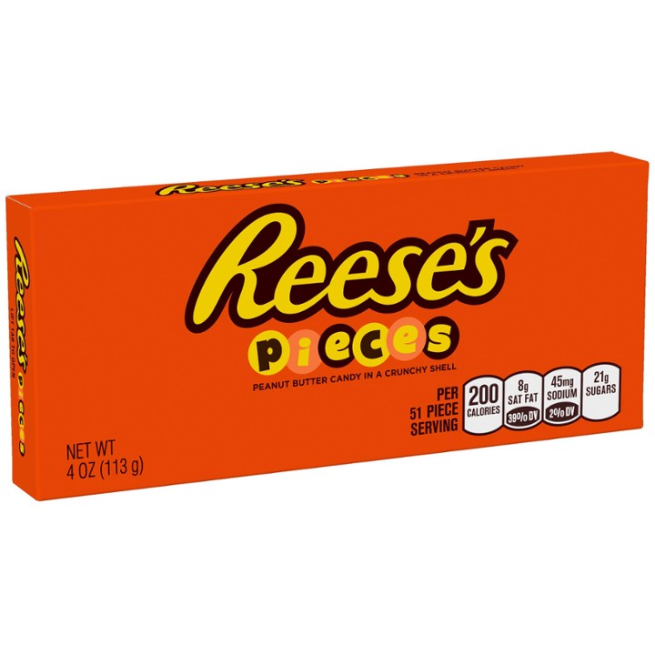 REESE S  PIECES Peanut Butter in a Crunchy Shell Candy  Gluten Free  4 Oz  Box