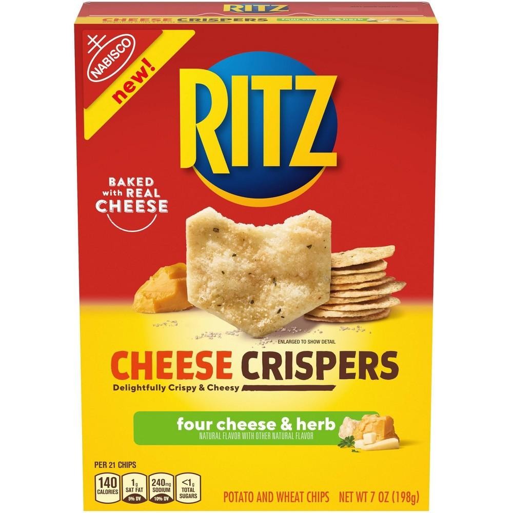 Ritz Cheese Crispers, Four Cheese & Herb, 7 Oz