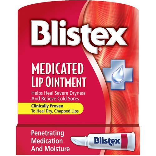 Blistex Medicated Lip Ointment  Relief for Chapped Lips  1 Stick  0.21 Oz