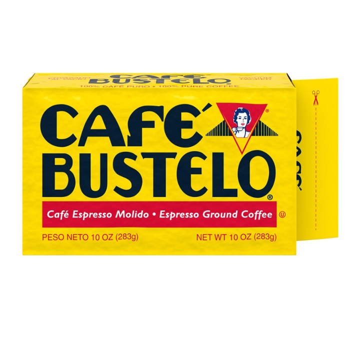 Café Bustelo Espresso Vacuum-Packed Dark Roast Ground Coffee - 10oz