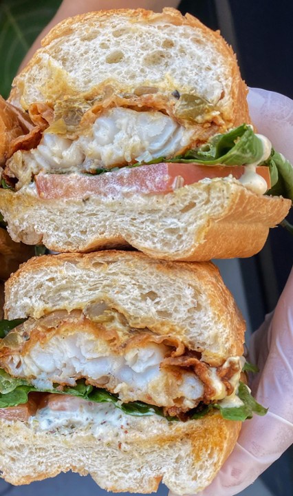 FRIED CATFISH PO BOY