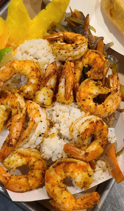 Shrimp Garlic Rice Bowl