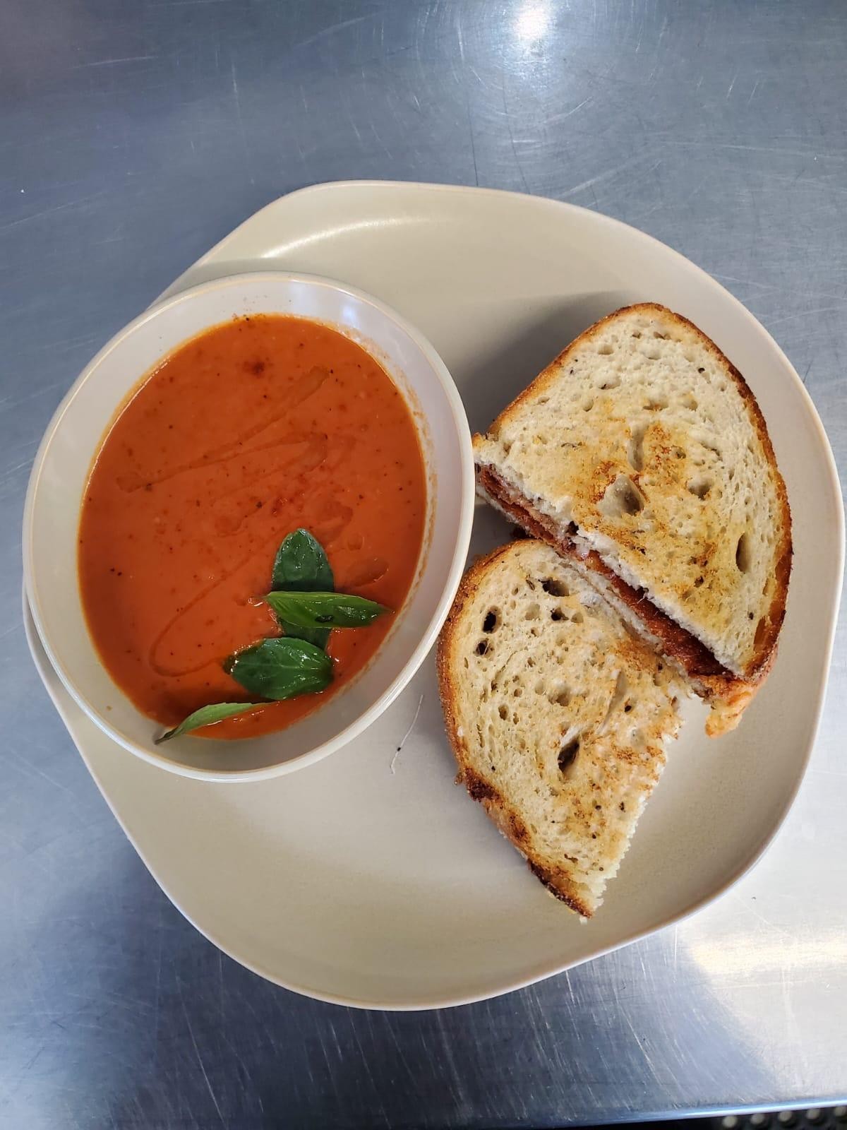 roasted tomato soup & grilled cheese (Copy)