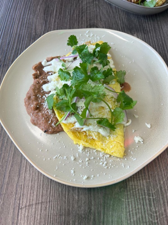chilaquiles omelette