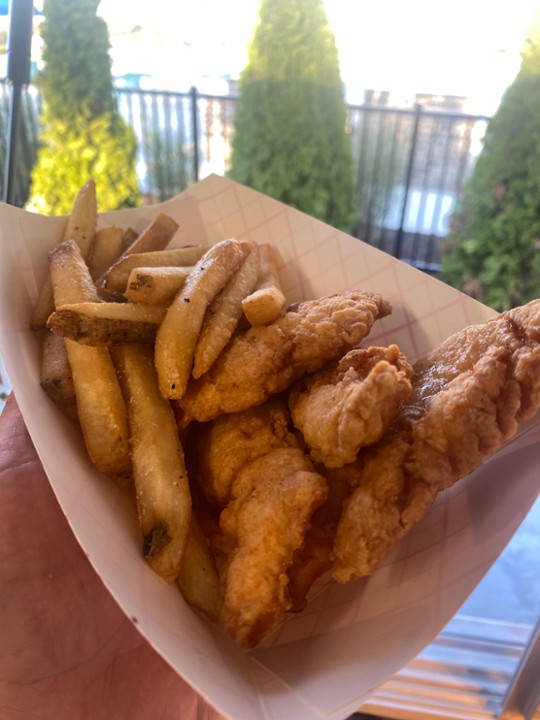 Chicken Tender with fries