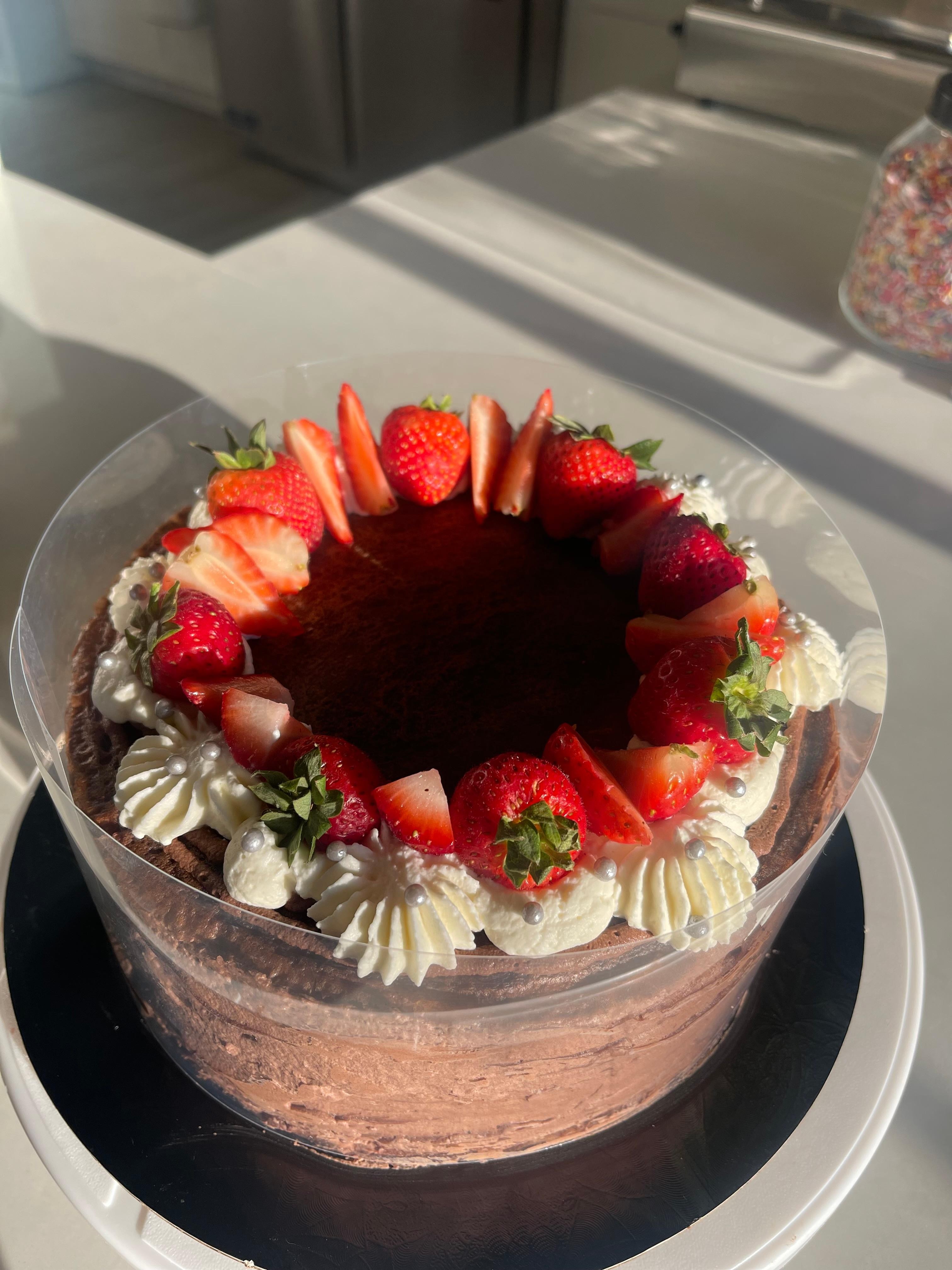 Chocolate crepe cake “8