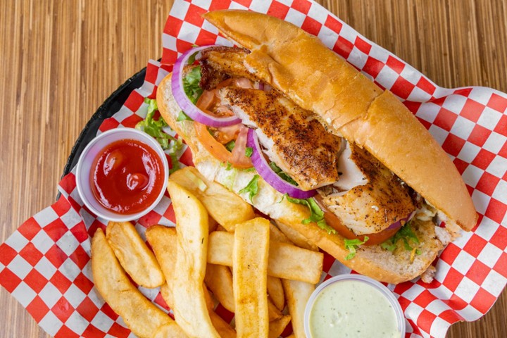 Tilapia Po'Boy