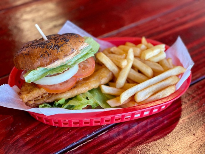 Fish Burger + Fries