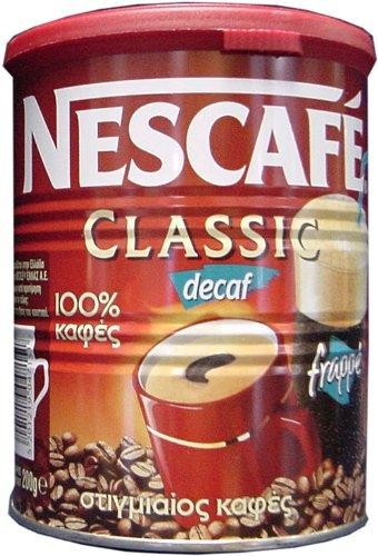 Nescafe Classic Instant Greek Coffee (Decaf) 100 Gram Can