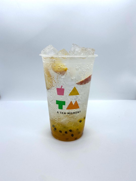 Honey Passion Fruit Soda