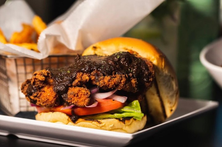 Crispy Kingston Jerk Chicken Sandwich