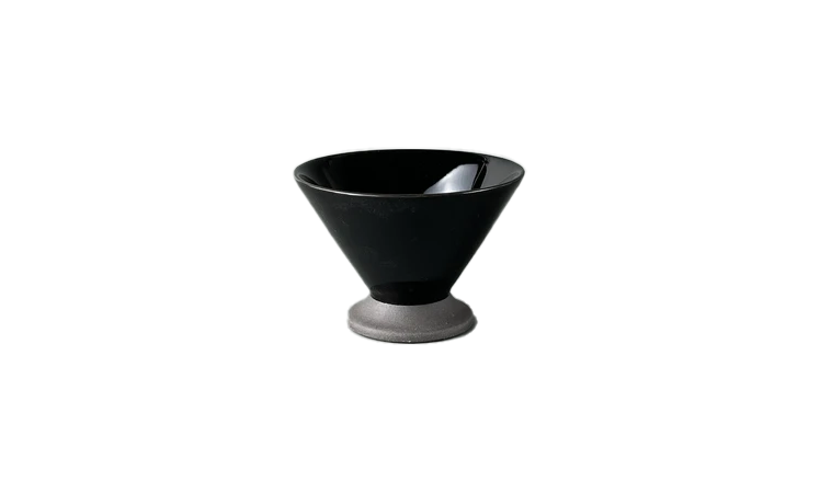 Black Ceramic Sake Cup