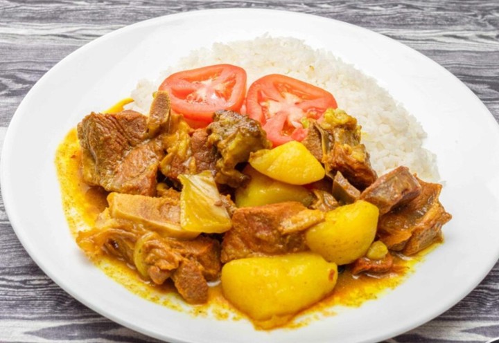 Curry Goat Meal - Medium