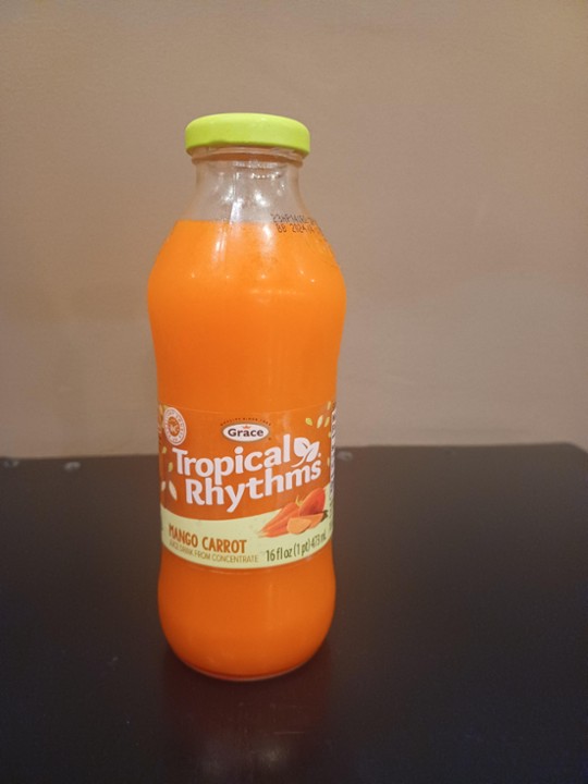 Tropical Rhythms Mango Carrot Juice 16FL OZ.