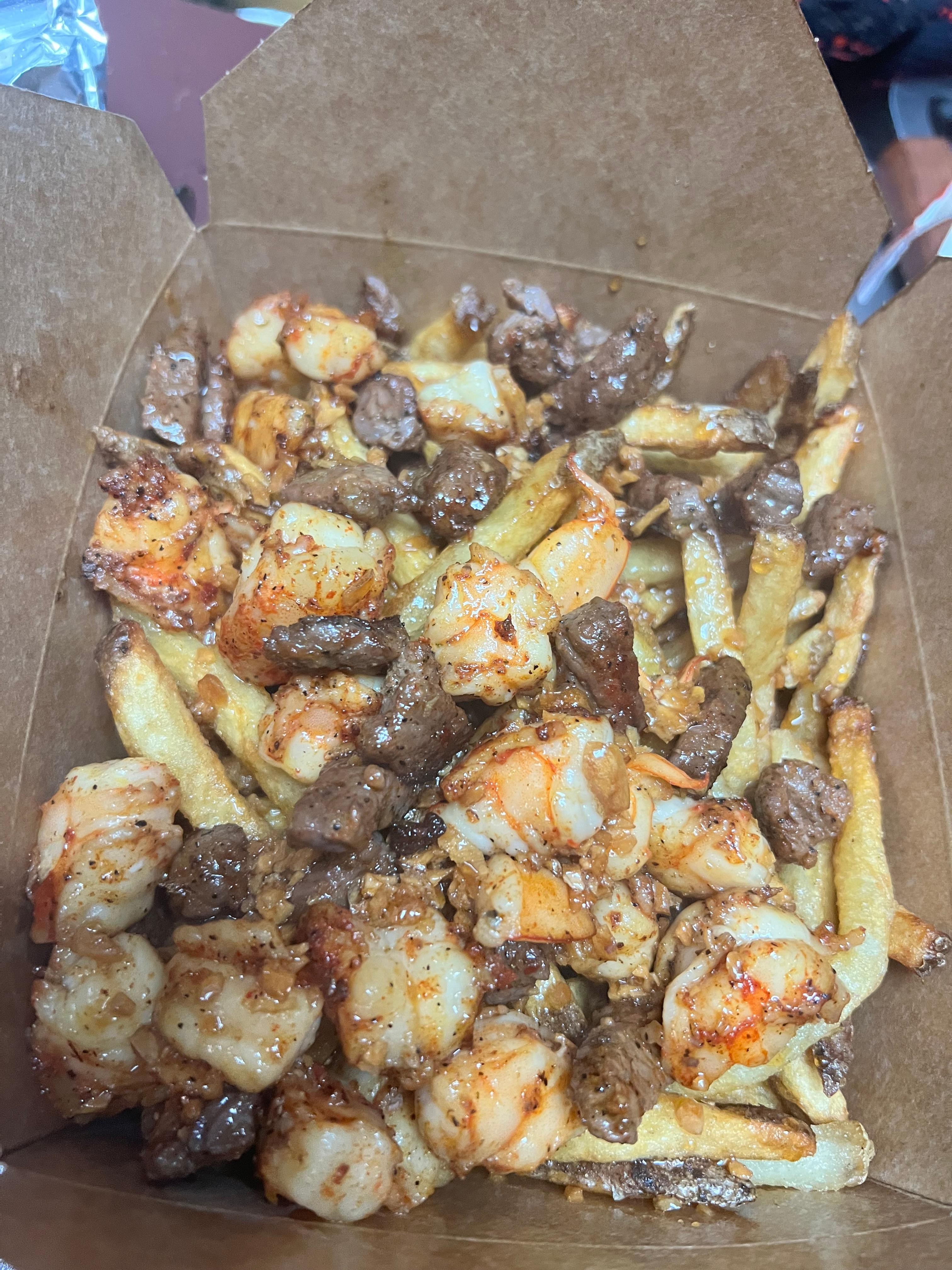 Surf and turf fries!