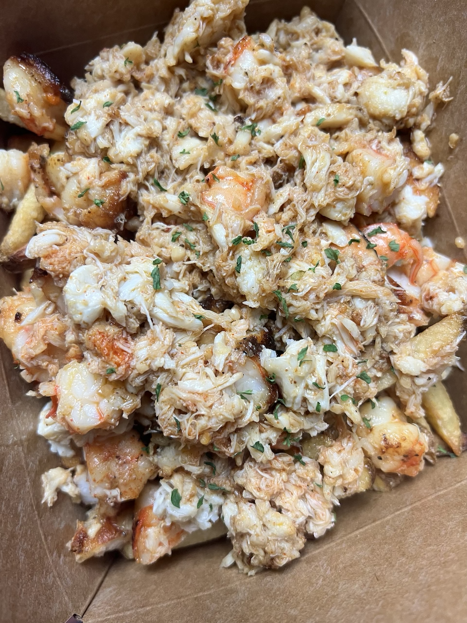 Garlic Crab & Shrimp Fries