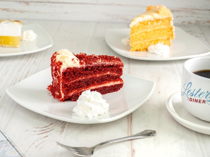 Slice Red Velvet Cake